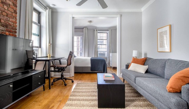Modern West Village 1BR w/Balcony & In-Unit W/D, by Blueground