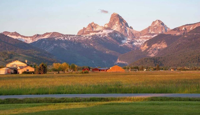 Modern Western Cabin with Hot Tub & Teton Views