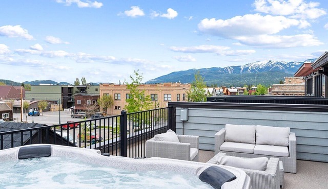 Modern Whitefish Condo with Private Hot Tub & Views