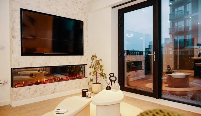 MODERN XL BED - FREE PARKING/SPA/POOL/GYM/ROOFTOP