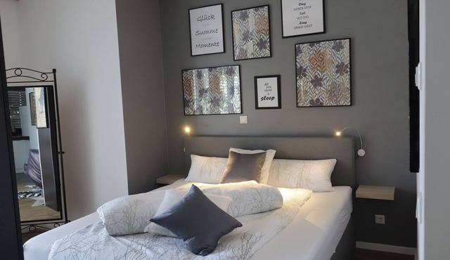 Modernized studio with balcony and spacious bathroom with walk-in shower in Bad Berleburg