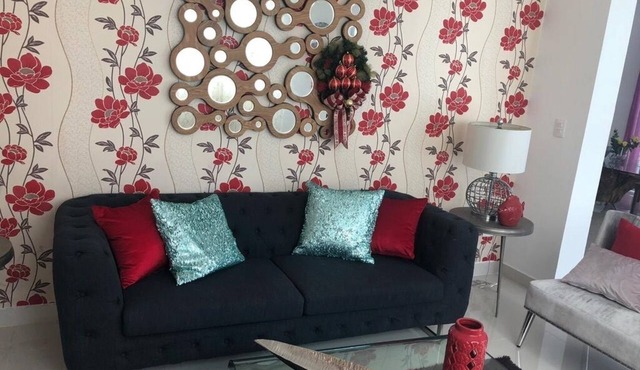 Moderno Amueblado A/c wi/fi 7min