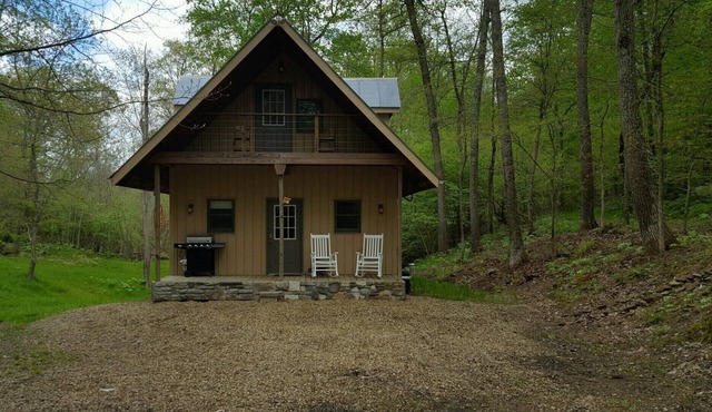 Mohican river and Mohican state park cottage