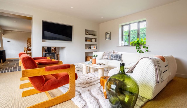 Monarc House is a stunning reimagining of a traditional Norfolk Cottage, tucked away in the heart of