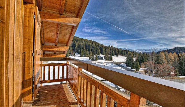 Mont Blanc views from this spacious chalet