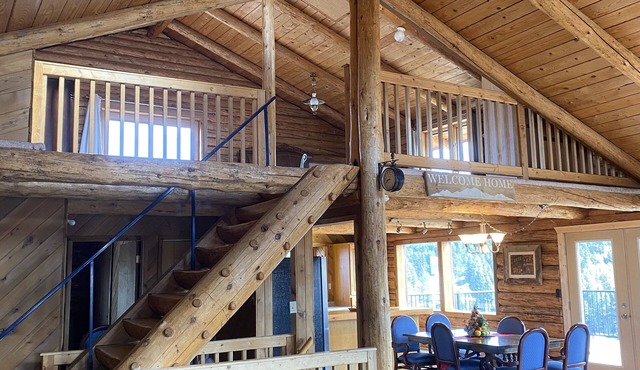 Montana Log Home on Private Acreage with Mountain Views