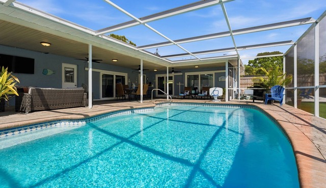 ⚓Montauks Point! Private pool home 10 min> drive to Anna Maria beaches!⚓🌅