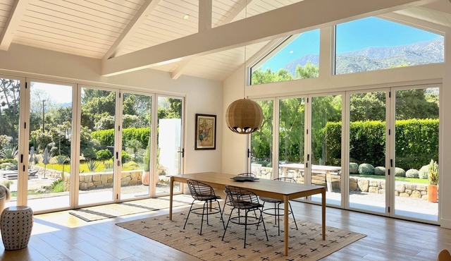 Montecito Ranch House Resort Living Indoor-Outdoor Living Pool + Spa on an Acre