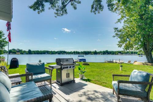 Montpelier Lake House with Deck, Dock and Fireplace!
