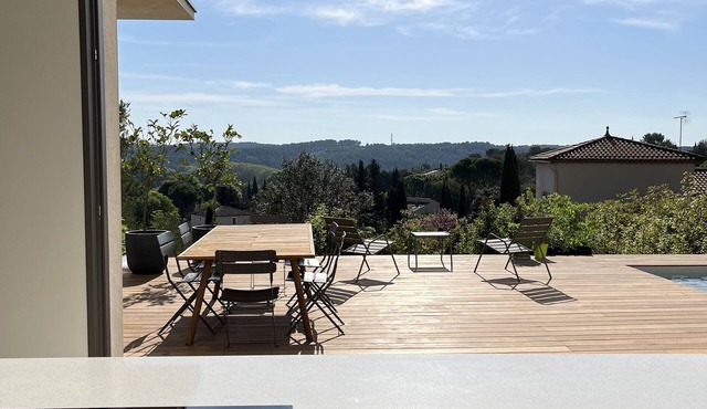 Montpellier - House with swimming pool and exceptional view 10min from the center