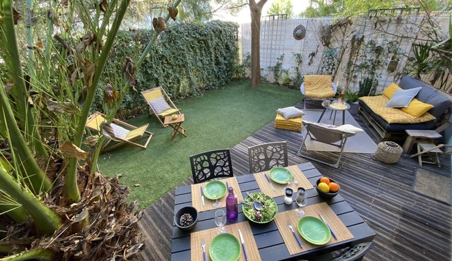 MONTPELLIER, HEART PORT MARIANNE, AIR CONDITIONING, PRIVATE GARDEN and GARAGE