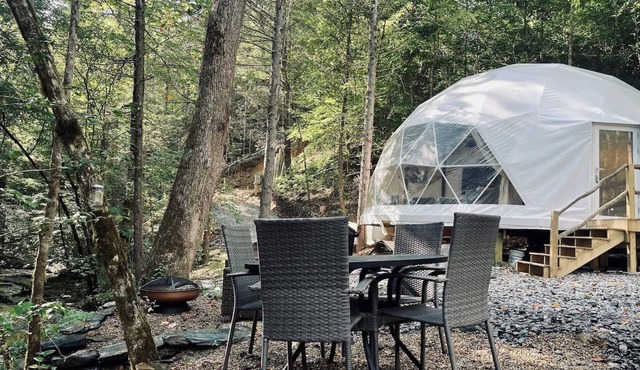Moonshine Hollow Dome by Rafting