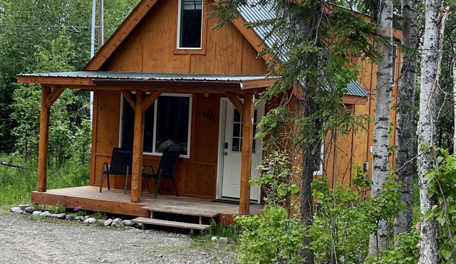 Moose Landing Cabin F93 cozy cabin in the woods, and close to town