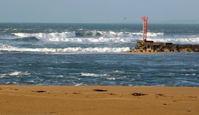 MORBIHAN - SPLENDID VIEW ON THE RIA AND THE BAR OF ETEL - 15 METERS FROM THE BEACH