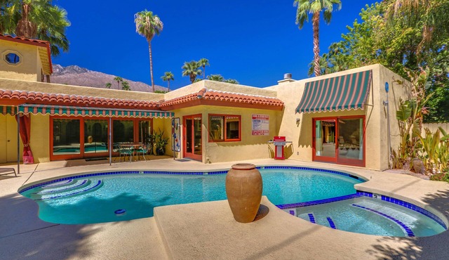 MOROCCAN SPA/POOL VILLA IN PALM SPRINGS DEEPWELL NEIGHBORHOODn PS ID106