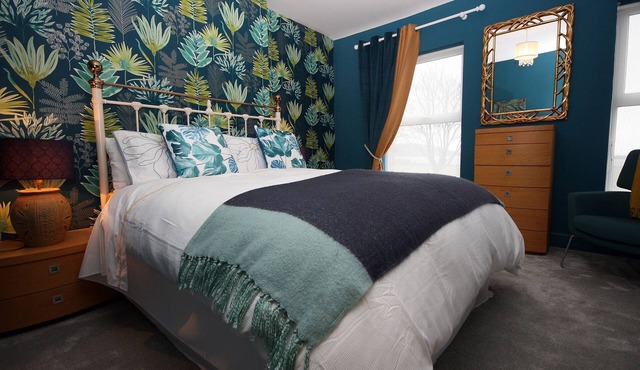 Moryn. View of Snowdonia Strait, Anglesey and Menai