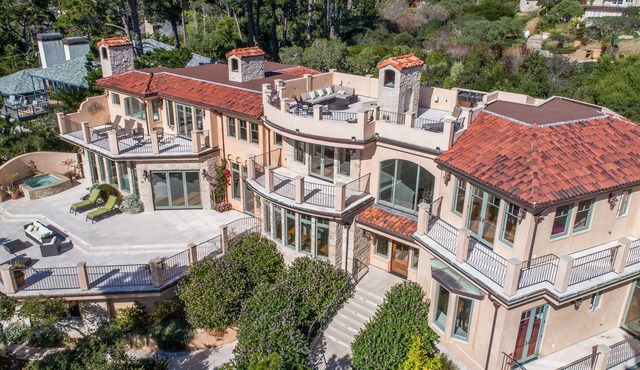 Most Spectacular Estate in Pebble, Magnificent Full Ocean Views! Walk to Lodge!