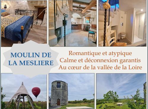 Moulin à vent romantique et atypique en Touraine