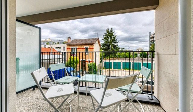 Moulin à Vent A14 - Appt pour 4 avec balcon