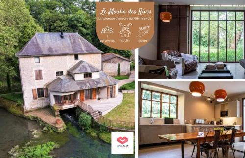 Moulin historique du XIIᵉ siècle – Élégance & caractère