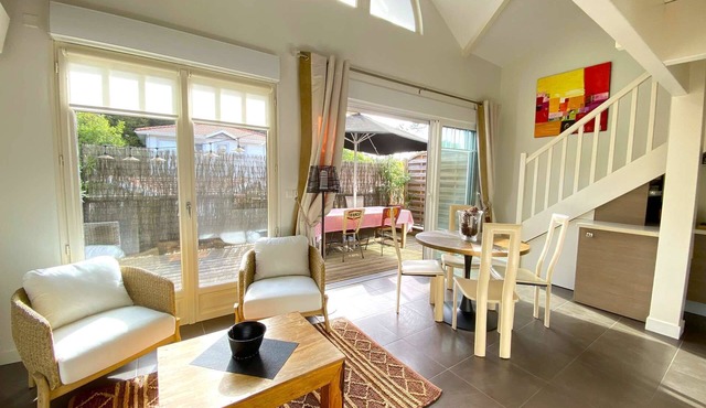 Moulleau center 3 rooms duplex