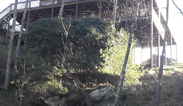 Mountain Cabin located in a gated community, within walking distance to river.