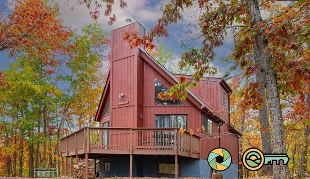 Mountain Chalet (#91) - Quiet, secluded woodland home!
