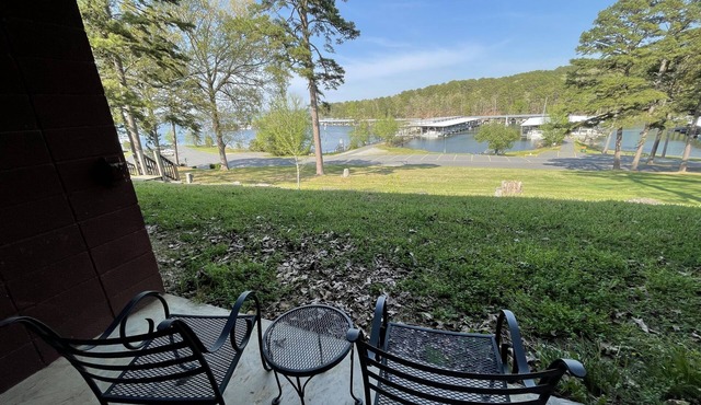 Mountain Harbor Queen Guest Room on Lake Ouachita by RedAwning