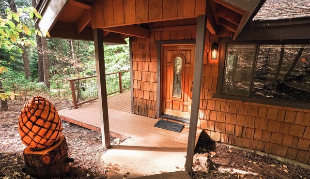 Mountain modern cabin close to Apple Hill wineries and Sly Park Recreation area.