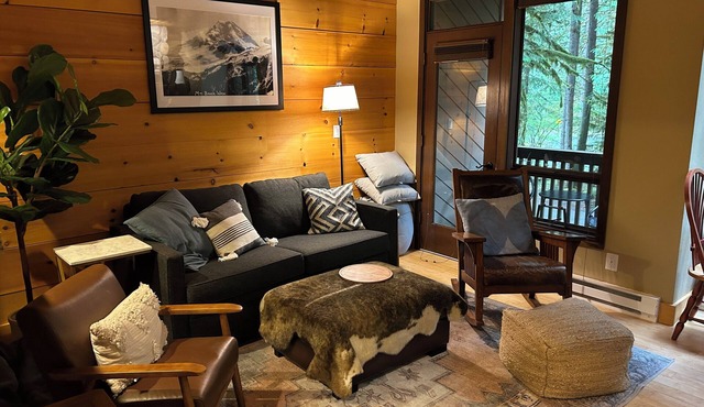 Mountain Retreat near mt Baker, cozy 1bedroom Condo w/Pool, Hot Tub, Crib, wifi