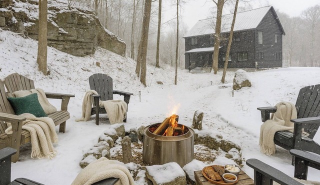 Mountain Rock: Privacy, BBQ, Firepit, Game Room