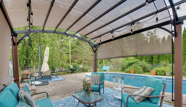 Mountain Top Home w/ Pool ~ 20 Mi to Skiing