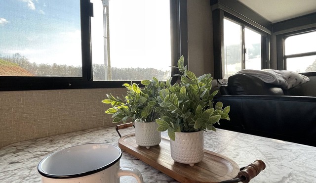 Mountain treat in a glamping form