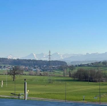 Mountain view apartments in Cressier near Murten
