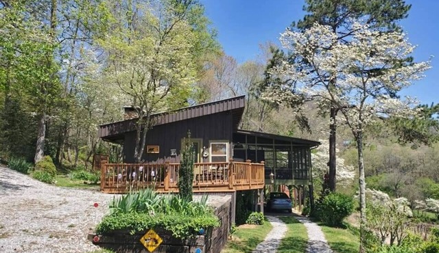 Mountain view cabin, fully remodeled, huge screen in porch with panoramic view.