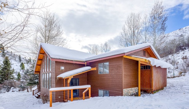 Mountain-view lodge with fireplace, grill & jetted tub - drive to town/slopes