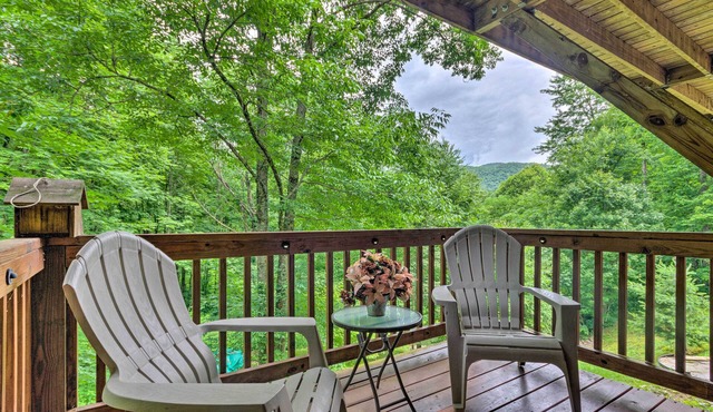 Mountain-View Maggie Valley Home w/2 Decks!