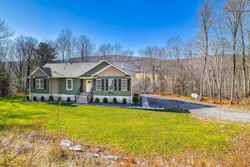 Mountain Views and Brook Access Home in Arkville!