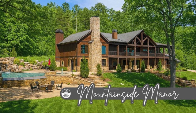 Mountainside Manor l Custom pool & movie theater!