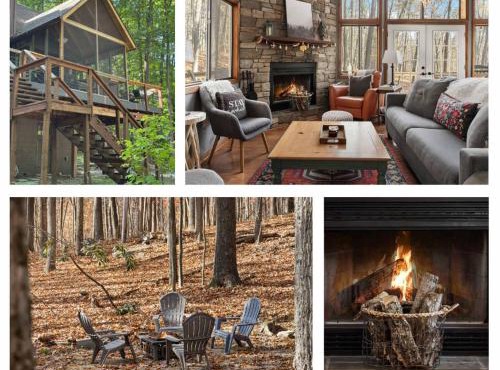 Mountainside w Fireplace, Fire Pit, Deck, & WiFi