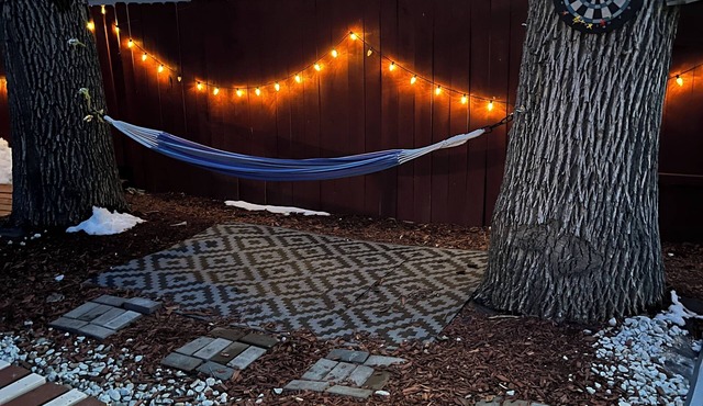 Movie Theater + Game Nights + Volleyball Court + Firepit