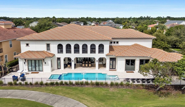 Movie Theater | Game Room | Kids Bedrooms | Conference Room | Pool with Golf Course Views
