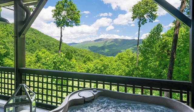 Mt. Admirals Retreat ~ Mountain-LakeViews,HotTub-FirePit-Hiking-Biking-HypoDogs