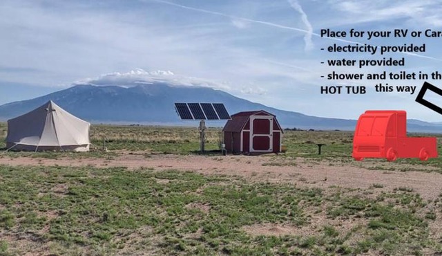 Mt Blanca - place for your RV or caravan