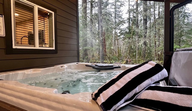 Mt Rainier Getaway | Hot Tub, Fire Pit, EV
