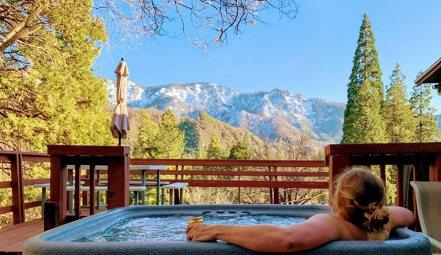 Mt. View Hot Tub, Amazing Sequoias Retreat