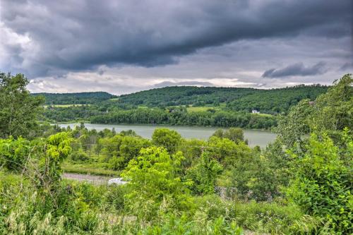 Mtn and Cowanesque Lake Views! Charming Apt with Deck