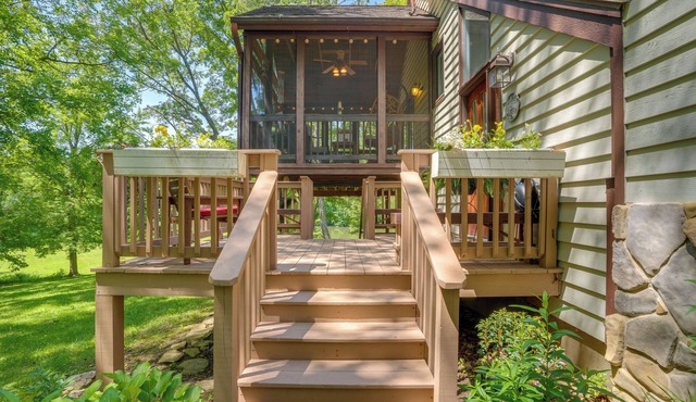 Mtn & Lake Views: Serene Wintergreen Resort Escape