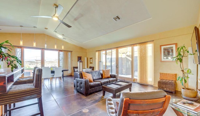 Mtn-View Home with Fenced Backyard in Rimrock!