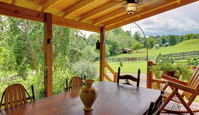Mtn-View Warne Cabin: Hot Tub, Wine Cabinet!